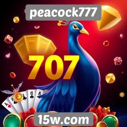 Exploração das opções de jogos no site peacock777