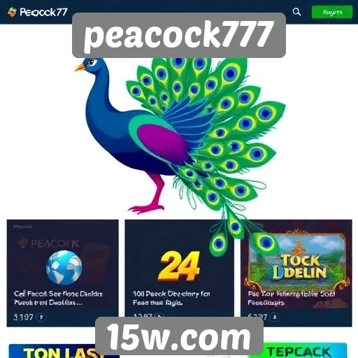 História do crescimento do site Peacock777 no mercado